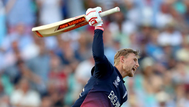 Joe Root hit a fine 133*, his 10th ODI hundred © AFP