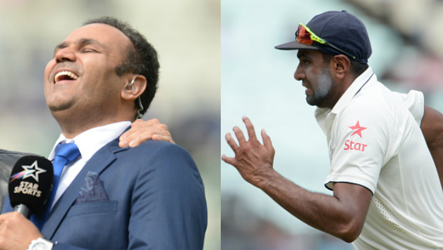 Virender Sehwag and Ravichandran Ashwin played 36 match together for team India across formats © Getty Images and AFP