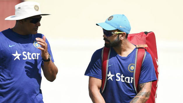 Anil Kumble and Virat Kohli © AFP