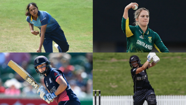 (Clockwise from top left): Inoka Ranaweera (SL), Dane van Niekerk (SA), Suzie Bates (NZ) and Heather Knight (ENG) © Getty Images