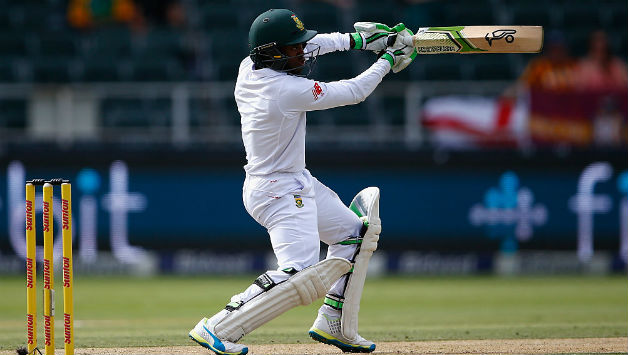 Temba Bavuma remained unbeaten at tea © Getty Images