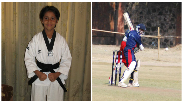 Devika Vaidya was inclined to Taekwondo and cricket Photo Courtesy: Devika Vaidya's Facebook profile