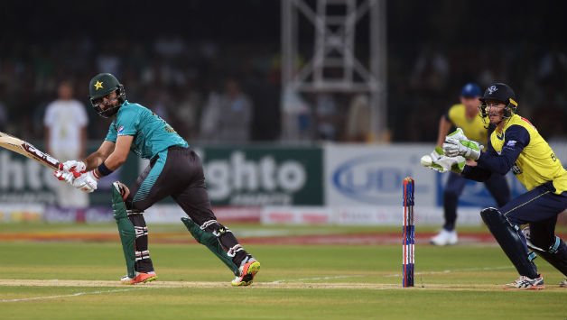 Ahmed Shehzad top scored with 89 © AFP 