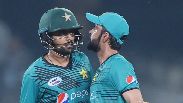 Babar, Shehzad missed out on well-deserved fifties © AFP 