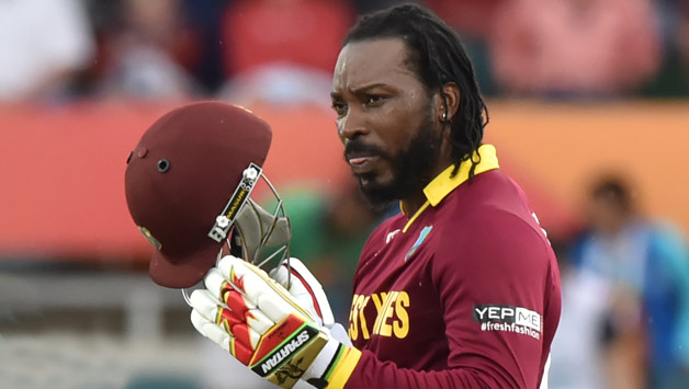 Gayle scored his first ODI fifty since 2015 © Getty Images