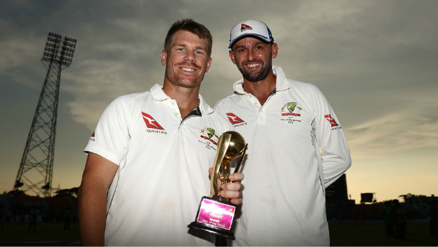 David Warner and Nathan Lyon © Getty Images