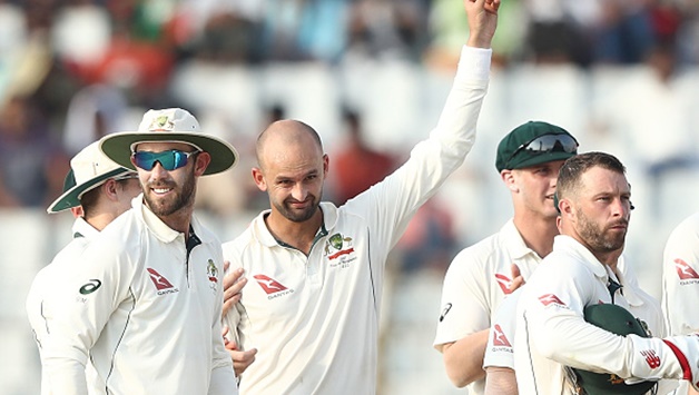 Nathan Lyon completed 10-wicket-haul in the Test © Getty Images