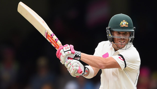 David Warner will hold fort for visitors on Day 3 © Getty Images
