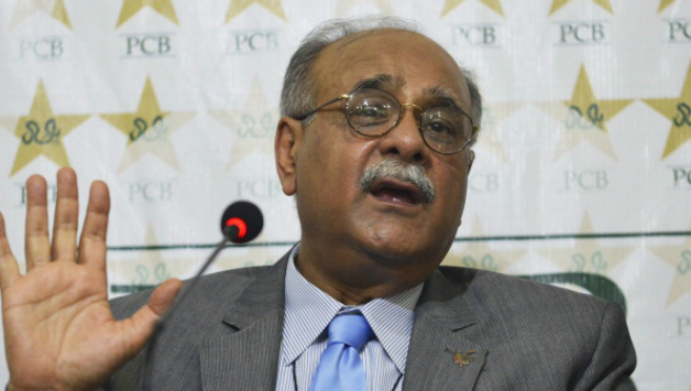 Najam Sethi said the board would try to hold PSL matches in Karachi while three will be hosted in Lahore © AFP