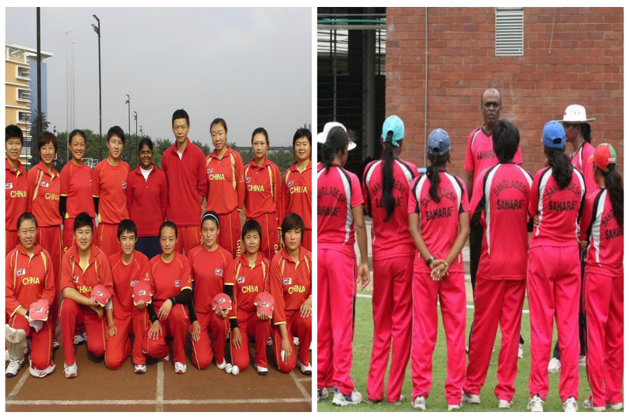 Where it all began from scratch for China, Bangladesh were blessed with skills... Photo Courtesy: Mamatha Maben's Facebook Page