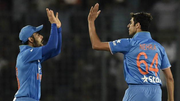 Virat Kohli with Ashish Nerha © Getty Images