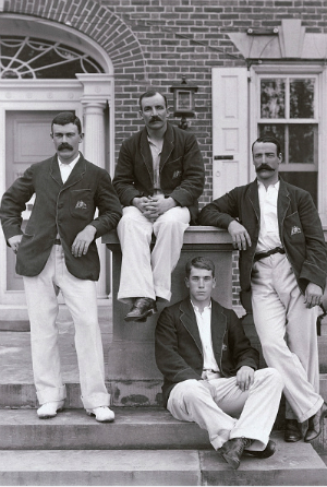 Back, from left: Joe Darling, George Giffen, Ernie Jones; sitting on floor, Clem Hill © Getty Images