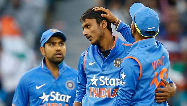 Akshar Patel will be the local boy in Rajkot T20I © Getty Images (File photo)