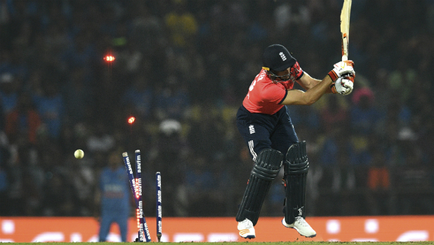 In the Nagpur T20I against England, Bumrah bowled one of the finest last overs in T20 cricket. His Mumbai Indians teammate Jos Buttler was one of the victims © AFP