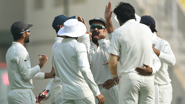 Ishant got Samarawickrama bowl off the second ball of the innings © AFP