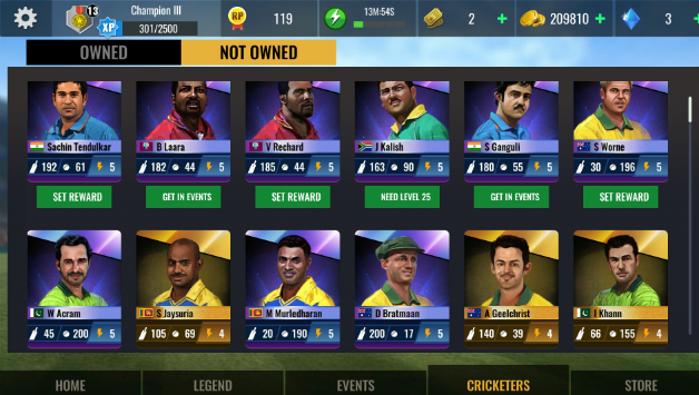 Event mode © Sachin Saga Cricket Champions