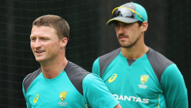Jackson Bird and Mitchell Starc © Getty Images