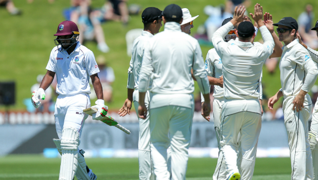 Ambris got out hitwicket for duck © Getty Images
