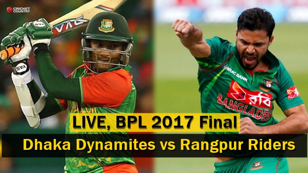 Shakib Al Hasan and Mashrafe Mortaza will face each other in BPL 2017 final © Getty Images