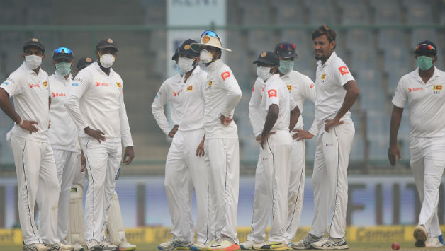 Sri Lanka cricketers wore masks again on Day 4 © AFP
