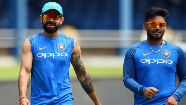 Virat Kohli and Rishabh Pant © AFP