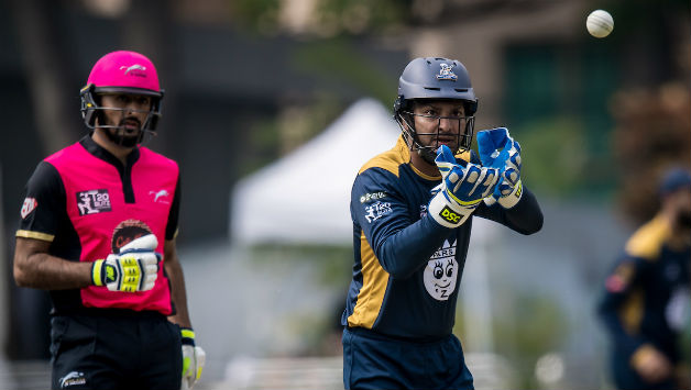 Nizakat Khan (left) and Kumar Sangakkara won the Man of the Match (final) and Man of the Tournament respectively  © Ike Li / Ike Images