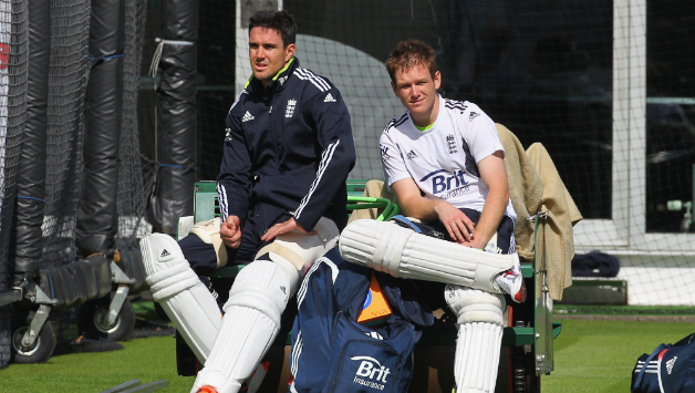 Kevin Pietersen (L) and Eoin Morgan © Getty Images