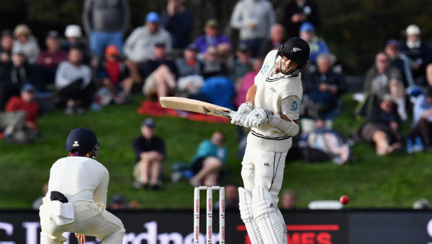 Tim Southee of New Zealand is hit by a ball  © Getty Images