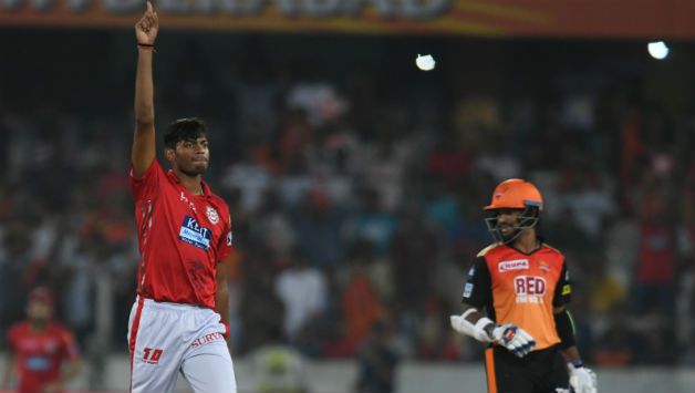 Ankit Rajpoot picked 5 wickets including that of Shikhar Dhawan and Kane Williamson © AFP