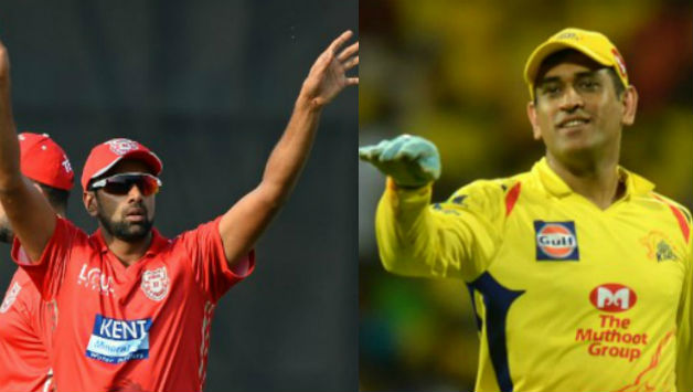 Ravichandran Ashwin (L) and MS Dhoni © AFP 