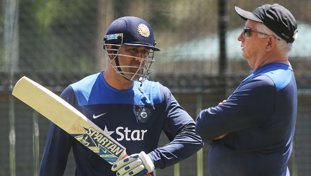 Duncan Fletcher’s (right) term ended after the World Cup © Getty Images
