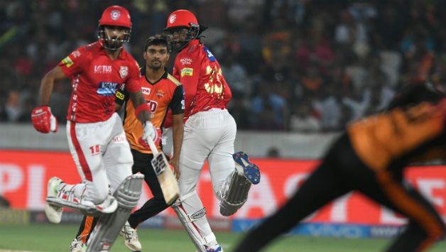 KL Rahul and Chris Gayle added 55 for the first wicket © AFP 