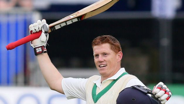 Kevin O'Brien slammed the first Test hundred for Ireland © Getty Images