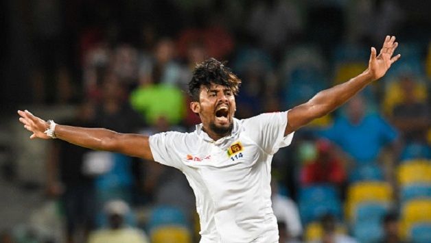Suranga Lakmal West Indies Sri Lanka Day Night Kensington Oval Barbados Bridgetown