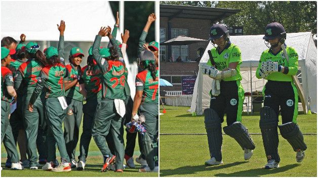 Bangladesh (left) and Ireland Women qualified for the Women's World T20 © ICC