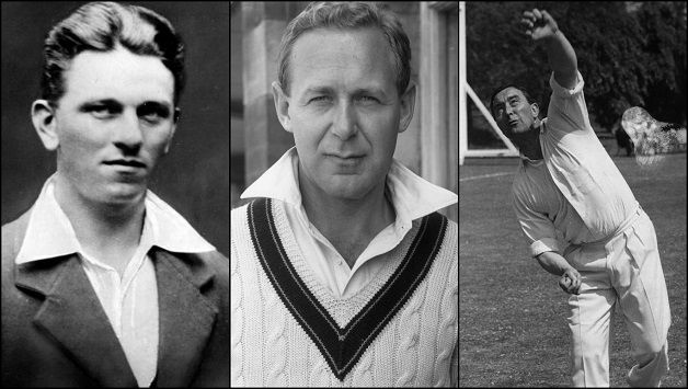 From left: Maurice Leyland, Arthur Morris, Denis Compton © Getty Images
