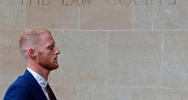 Ben Stokes, 27, was acquitted of a criminal charge of affray at a trial in August following the incident in Bristol, southwest England, in September 2017. @ AFP