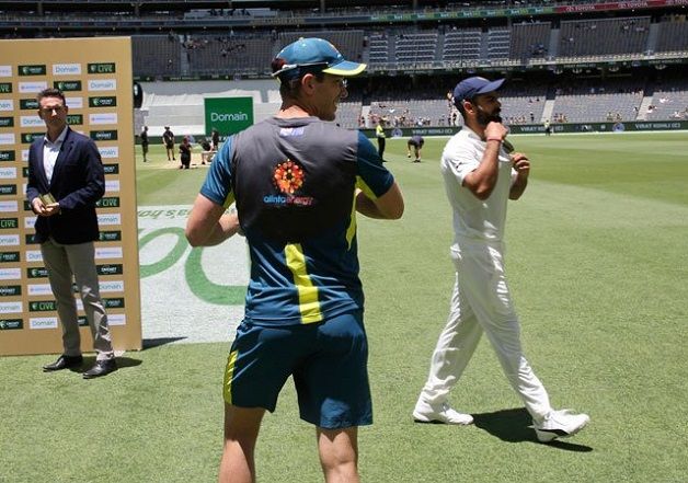Australia coach Justin Langer said he was happy that his team could stand its ground against an aggressive India during the Test. @ Twitter