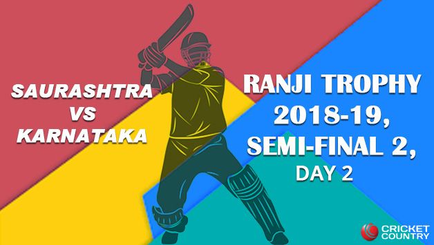 Saurashtra vs Karnataka Day 2