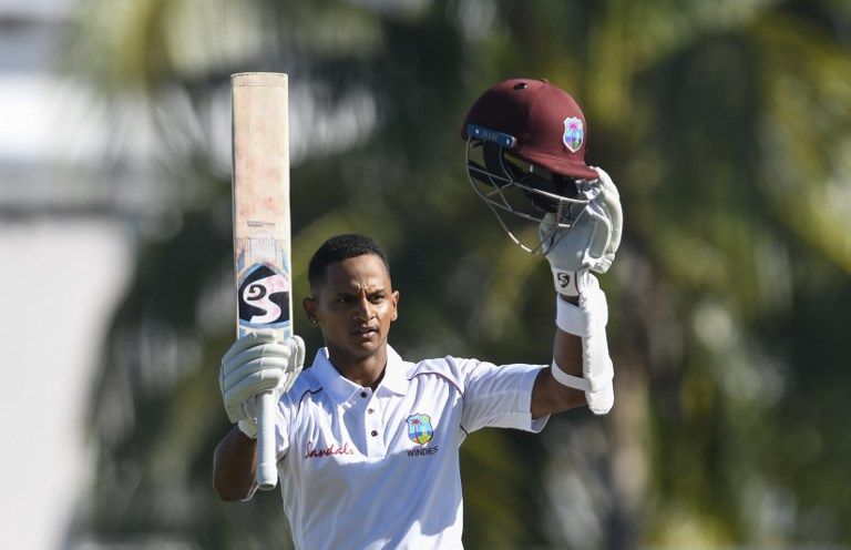 Shane Dowrich scored his third Test hundred, from 198 balls.