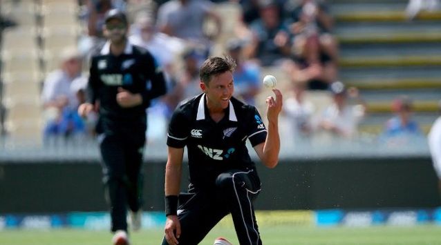 Trent Boult bowled his quota of ten overs at one go returning figures of 10-4-21-5. 
