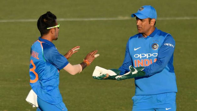 Yuzvendra Chahal and MS Dhoni