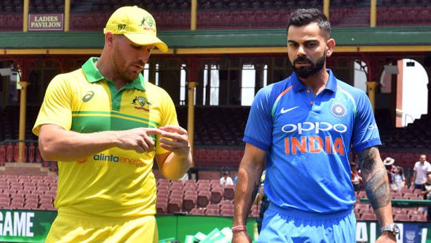 Aaron Finch and Virat Kohli