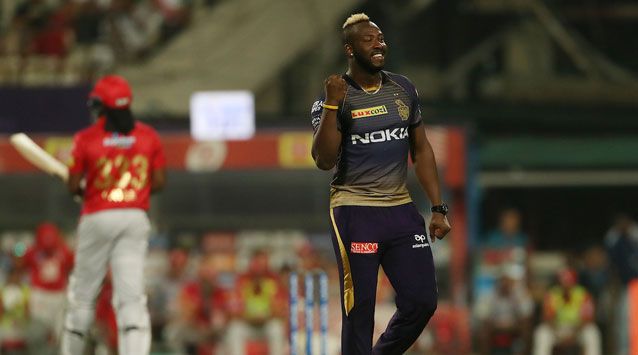 Andre Russell scored a 17-ball 48 before taking two wickets. PHOTO BCCI 