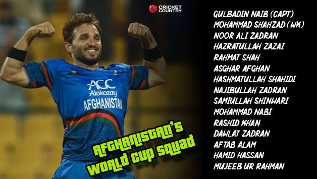 Afghanistan team list 2019 World Cup