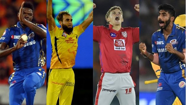Alzarri Joseph, Imran Tahir, Sam Curran, Jasprit Bumrah IPL 2019