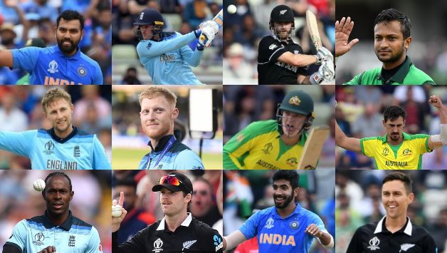 Rohit Sharma, Jason Roy, Kane Williamson (captain), Shakib Al Hasan, Joe Root, Ben Stokes, Alex Carey (wicketkeeper), Mitchell Starc, Jofra Archer, Lockie Ferguson, Jasprit Bumrah, Trent Boult (12th man)