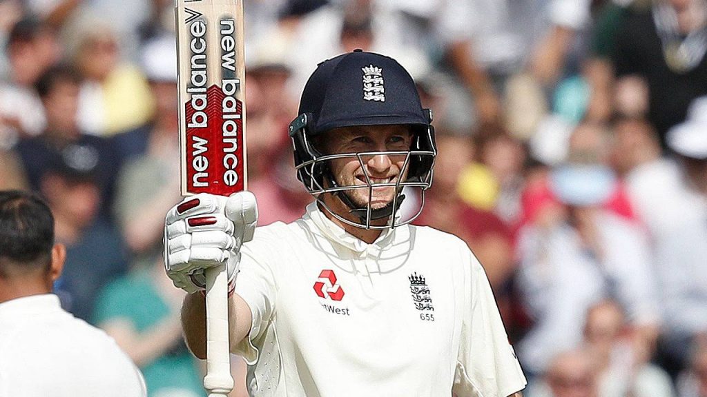 Root batting for England in Tests