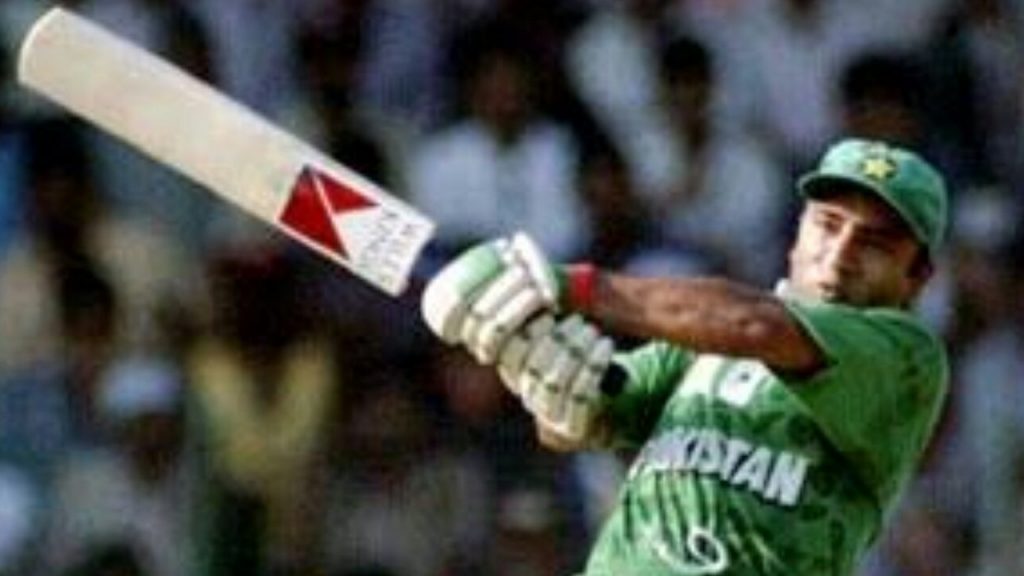 Anwar batting against India