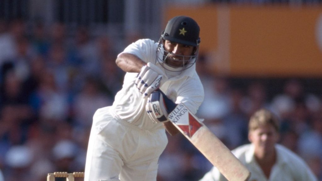 Anwar batting against New Zealand